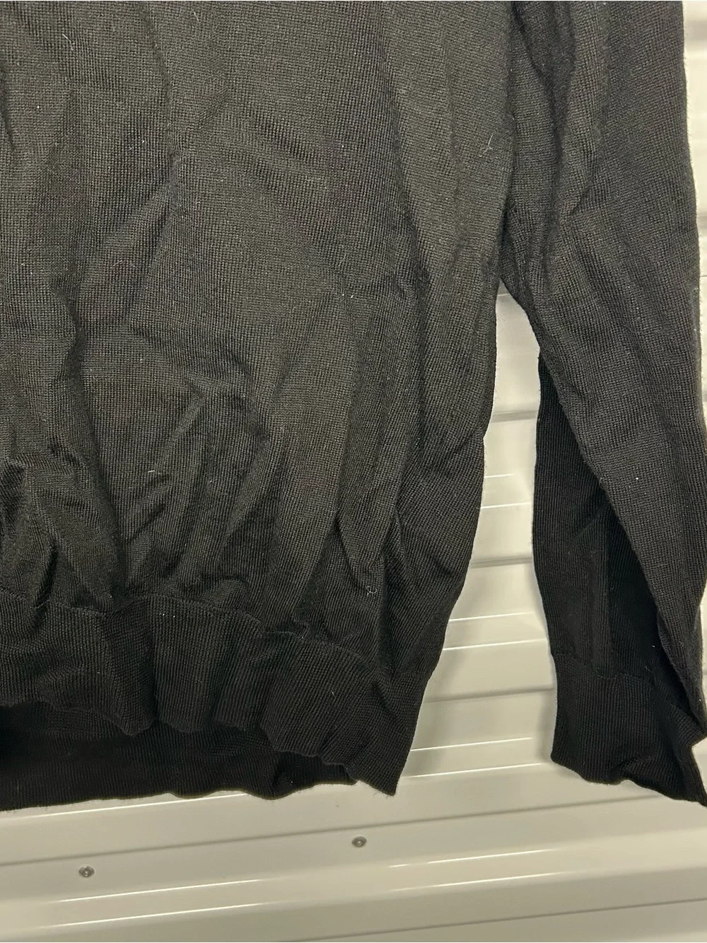 Polo by Ralph Lauren Black V-Neck Pullover Sweater
